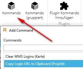 Kommando Copy Login URL to Clipboard