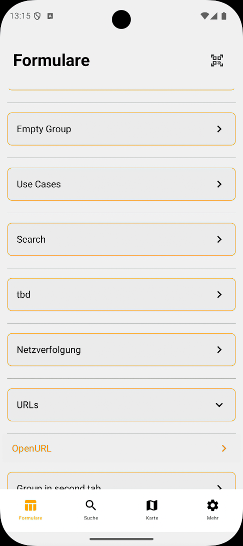 URL aus der Sidebar öffnen