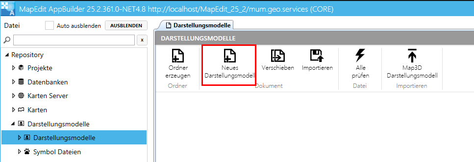 Definition neuen Display Models