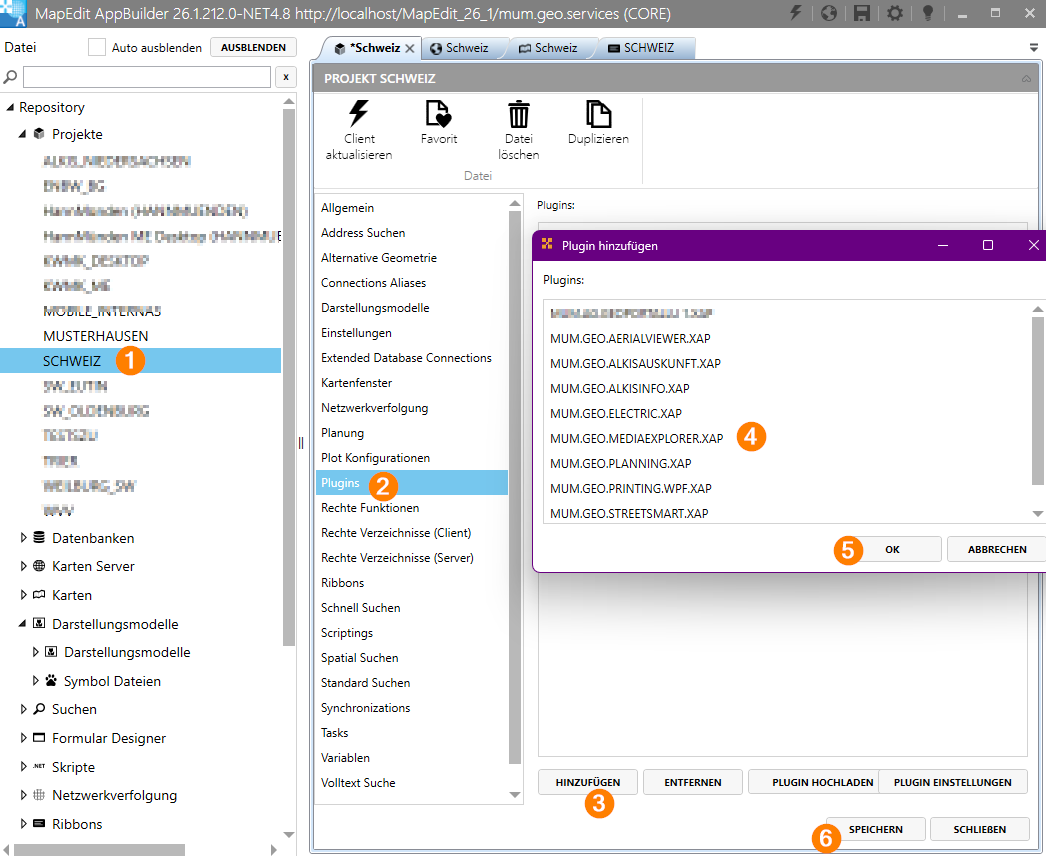 Plugin laden