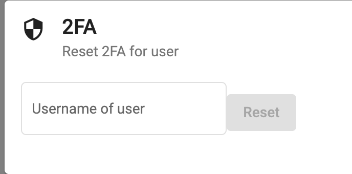 MapEdit Mobile Web Reset User