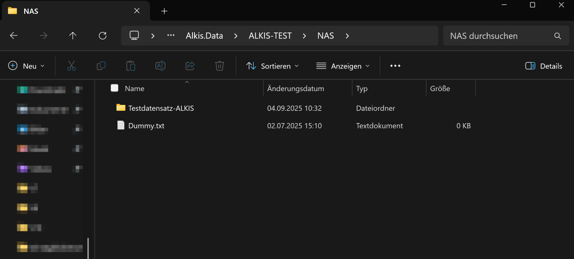 Screenshot 20 – Ablage der NAS-Dateien