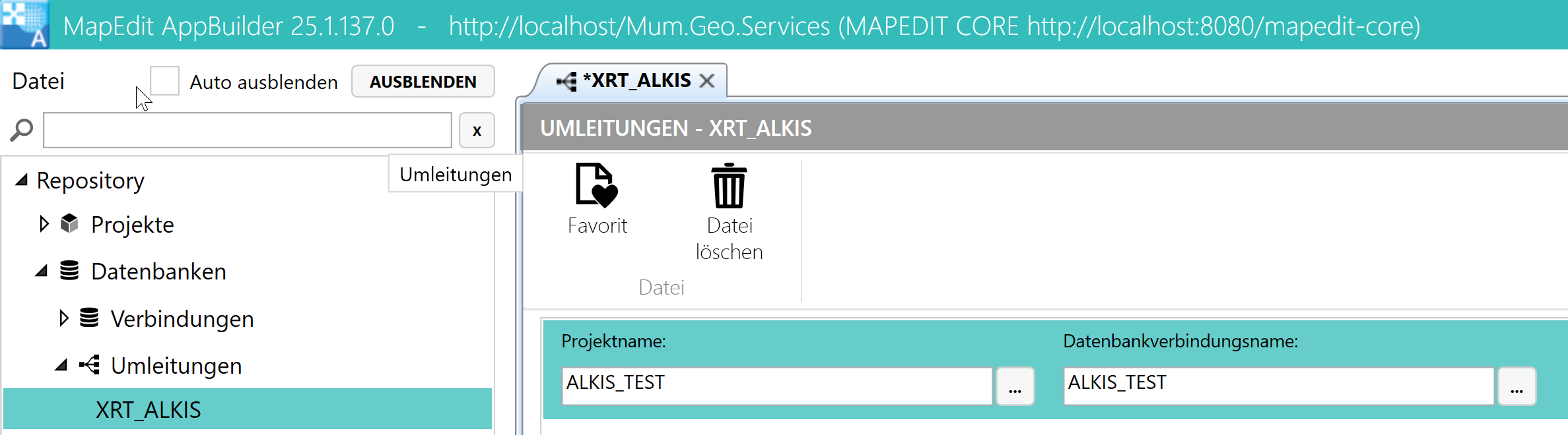 Screenshot 26 – Datenbankverbindung speichern
