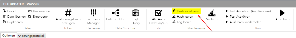 Auswahl Datenbank