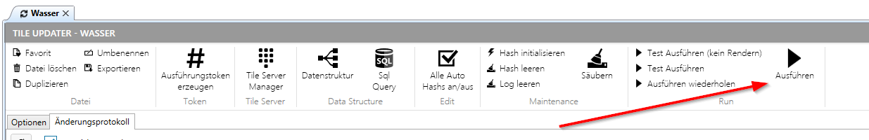 Auswahl Datenbank